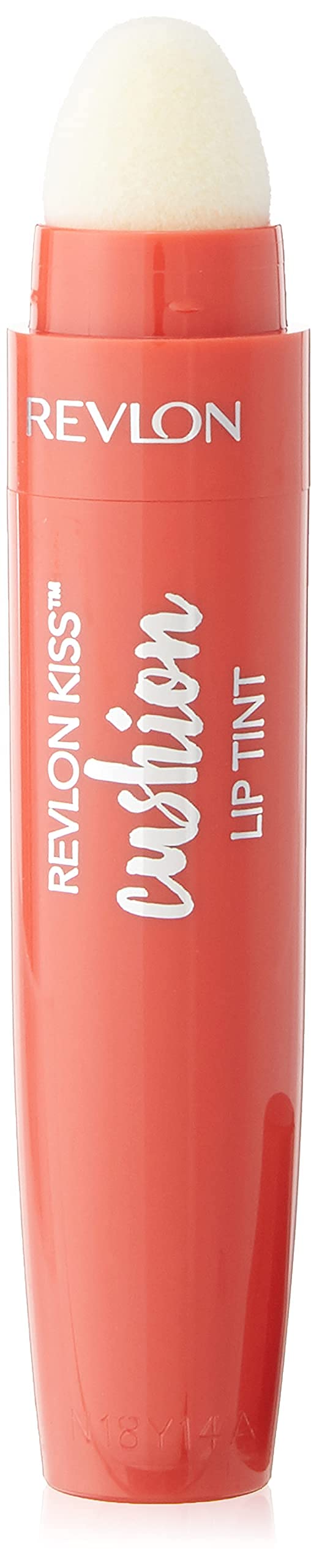 Revlon Kiss Cushion Lip Tint Lipstick, High End Coral