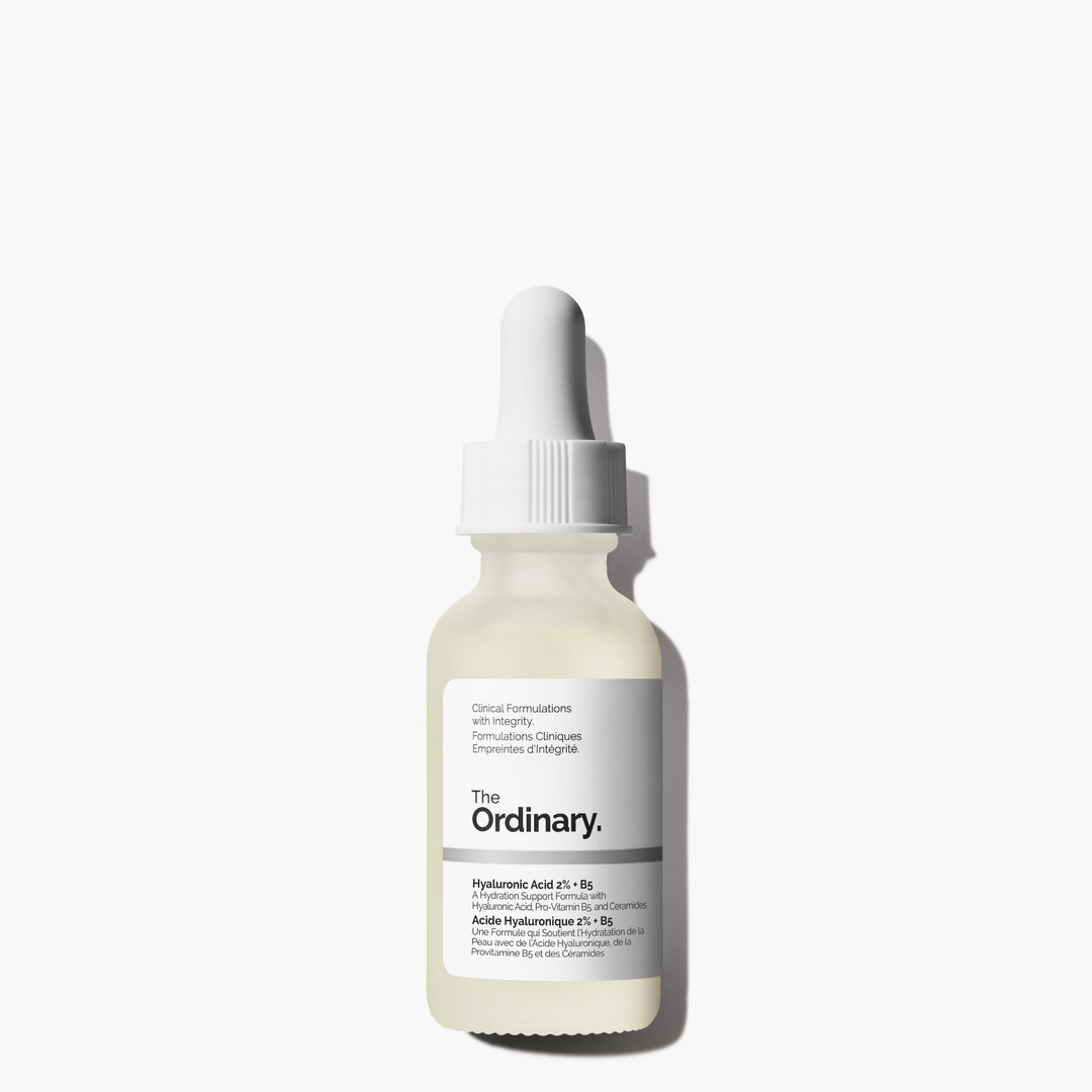 The Ordinary Hyaluronic Acid 2% + B5, Multi-Depth Hydration Serum for Plumper, Smoother Skin, 1 Fl Oz