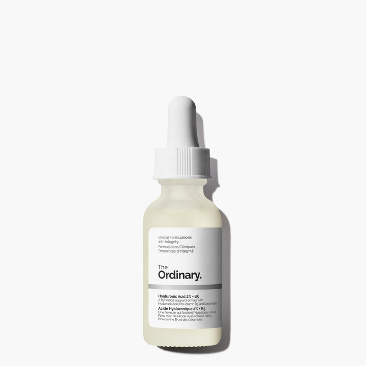 The Ordinary Hyaluronic Acid 2% + B5, Multi-Depth Hydration Serum for Plumper, Smoother Skin, 1 Fl Oz