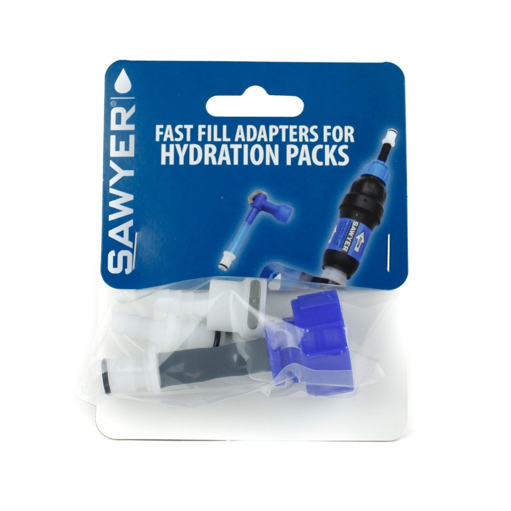 SP115 Fast Fill Adapters for Hydration Packs Blue/White ,One Size