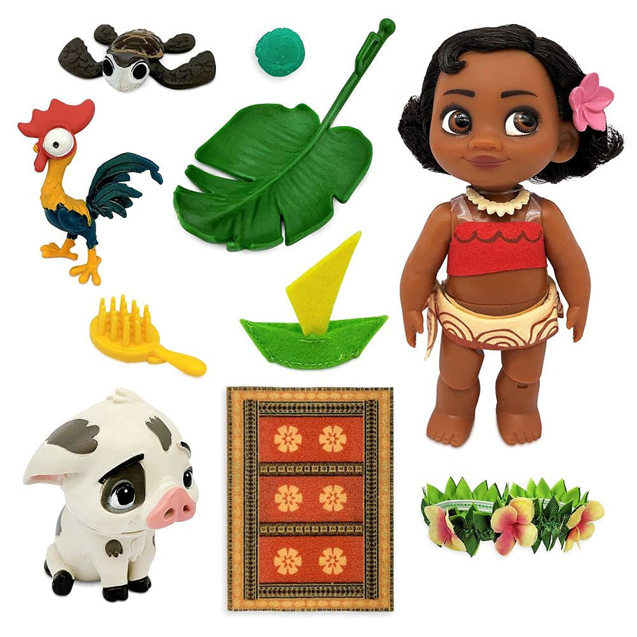Moana Animators' Collection Mini Doll Play Set – 5 Inches, Authentic Character Design, Interactive Toy Figure for Kids, for Moana Fans, Collectible Doll Set for Girls, Ages 3+