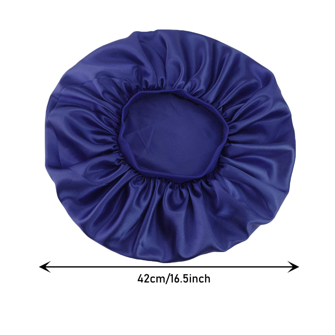 Satin Silk Bonnet Sleep Cap Extra Large Jumbo Day and Night Cap Hat Hair Covers for Black Women Curly Natural Hair Braid