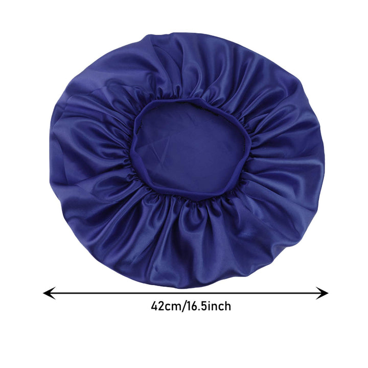 Satin Silk Bonnet Sleep Cap Extra Large Jumbo Day and Night Cap Hat Hair Covers for Black Women Curly Natural Hair Braid