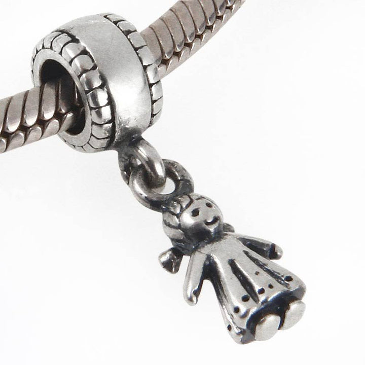 Little Girl Charms 925 Sterling Silver Dangle Bead Fit for European Bracelets (Little Girl)