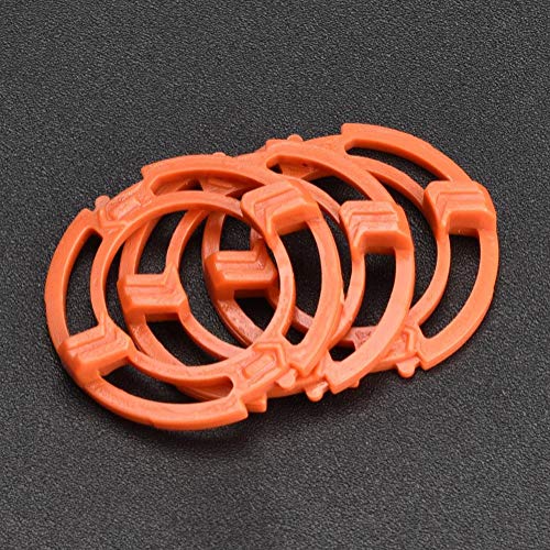 9Pcs Orange Blade Retaining Rings Retaining-Plate Holder Compatible for Philips Norelco Series 7000 9000 RQ12 Models