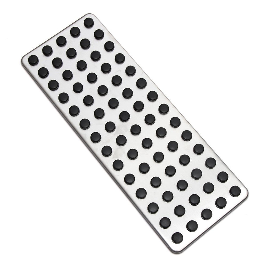 9 MOONStainless Steel Footrest Foot Rest Dead Pedal Pad Cover For Mercedes Benz A B C E S CLS SLK CLA GLA GLK ML G GL Series Car Styling
