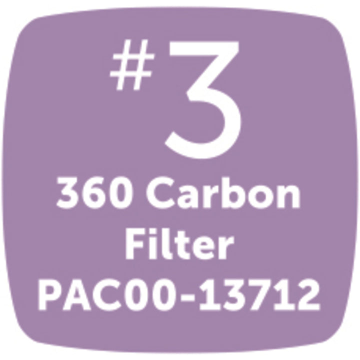 Drinkwell 360 Premium Carbon Filters, Dog and Cat Water Fountain Filters, Pack of 12, Fits Stainless Multi-Pet and 360 Pet Fountains