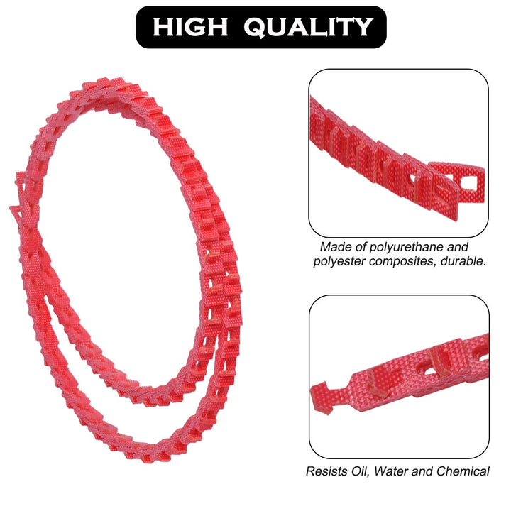 Power Twist v Belt,3/8-inch x 4 feet Z Type, Industrial Rubber Link V-Belts, Adjustable PowerTwist Drive V-Belts