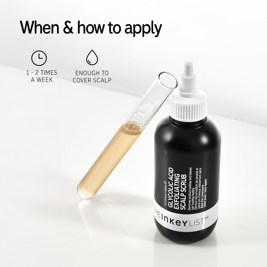 Glycolic Acid Exfoliating Scalp Scrub, Scalp Exfoliant Helps Remove Product Build Up and Boost Healthy Hair Growth for Healthy-Looking Hair, 5.07 fl oz