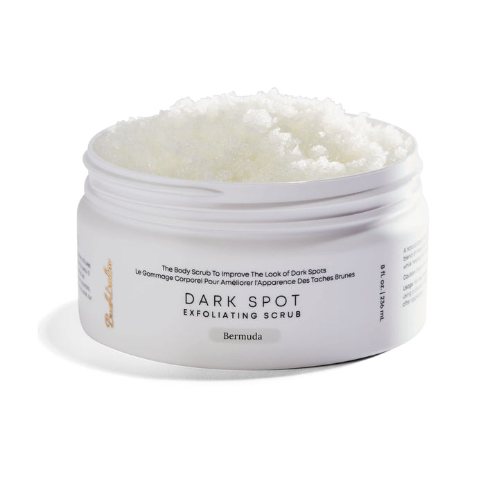 Dark Spot Exfoliating Scrub - Natural Body Scrub Exfoliant to Hydrated, Soften and Enhance Glow in Skin - Bermuda 236 ml