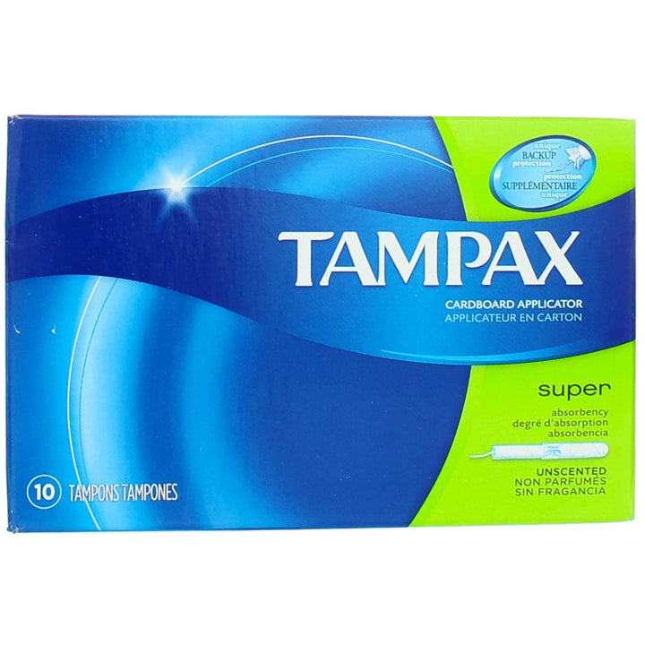Flushable Super Tampons - 10 ct, Pack of 2