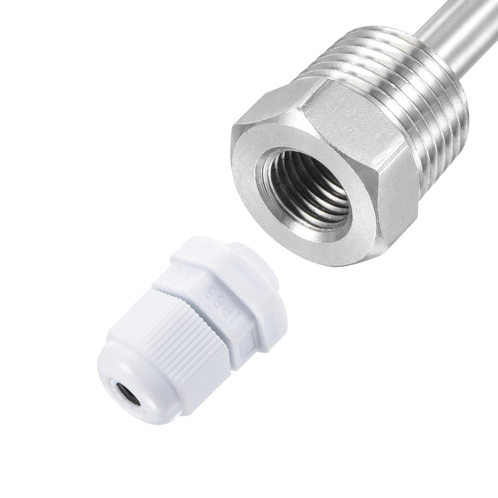 8mm Dia G1/2 Thermowell Weldless Stainless Steel 201 200mm Length for Beer Fermenter