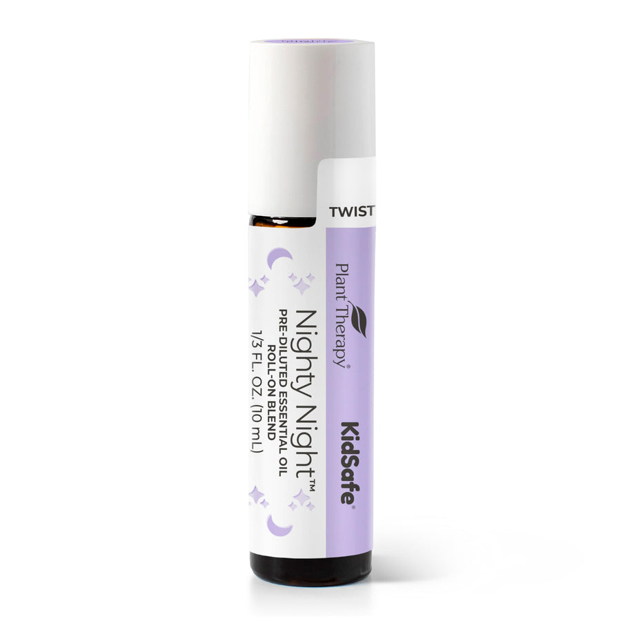 KidSafe Nighty Night Essential Oil Blend for Sleep 10 mL (1/3 oz) Pre-Diluted Roll-On 100% Pure, Natural Aromatherapy, Therapeutic Grade