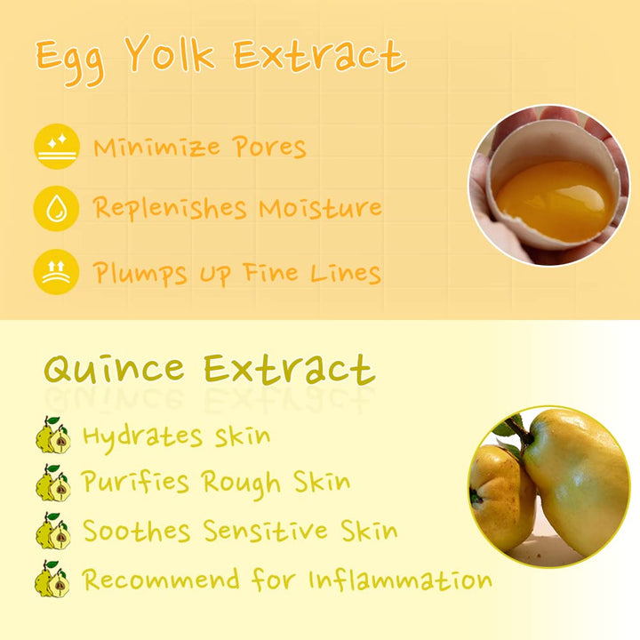 Esfolio Pure Skin Mask Box, Egg Essence, 11.8 Ounce