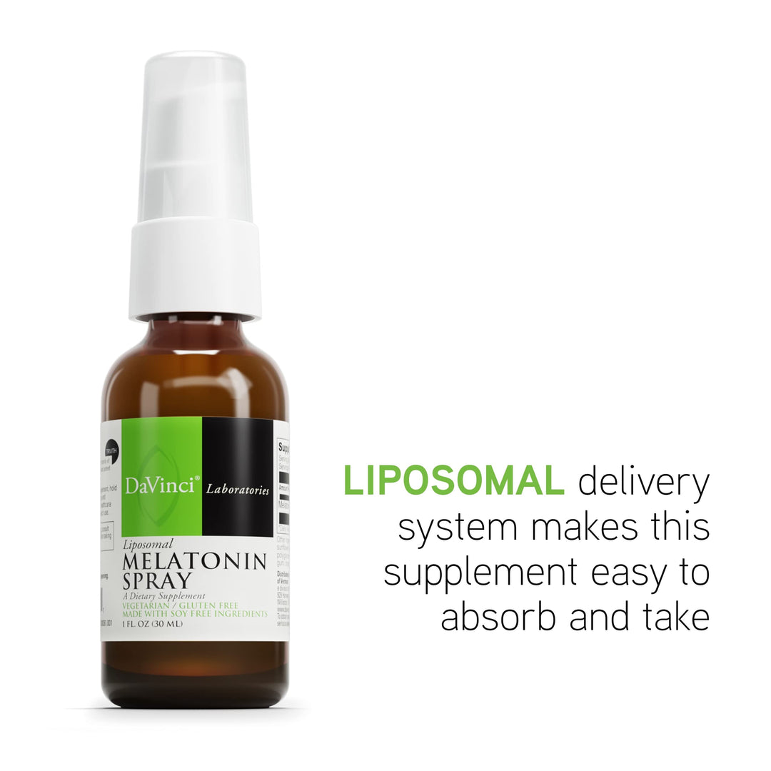 Labs Liposomal Melatonin Spray - Sleep Support Supplement - Bedtime Spray with 3mg Melatonin Per Serving, Fast-Acting Formula, Promotes Restful Sleep* - 30 mL