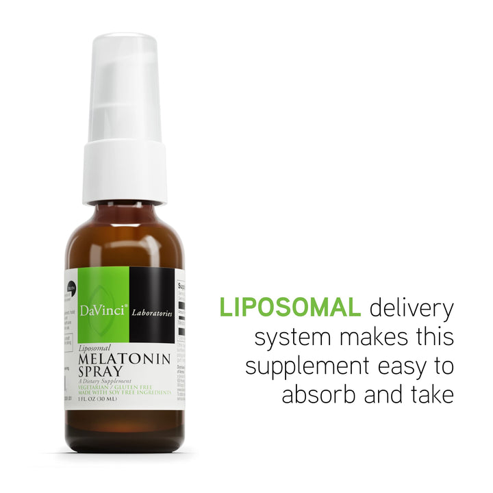 Labs Liposomal Melatonin Spray - Sleep Support Supplement - Bedtime Spray with 3mg Melatonin Per Serving, Fast-Acting Formula, Promotes Restful Sleep* - 30 mL