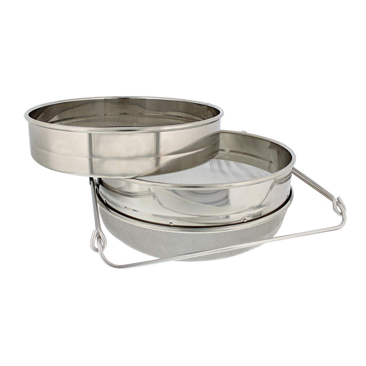 Honey Filter, 2 Piece - Honey Extractor Equipment, Honey Bucket Strainer Honey Extractor Stainless Steel Sieve