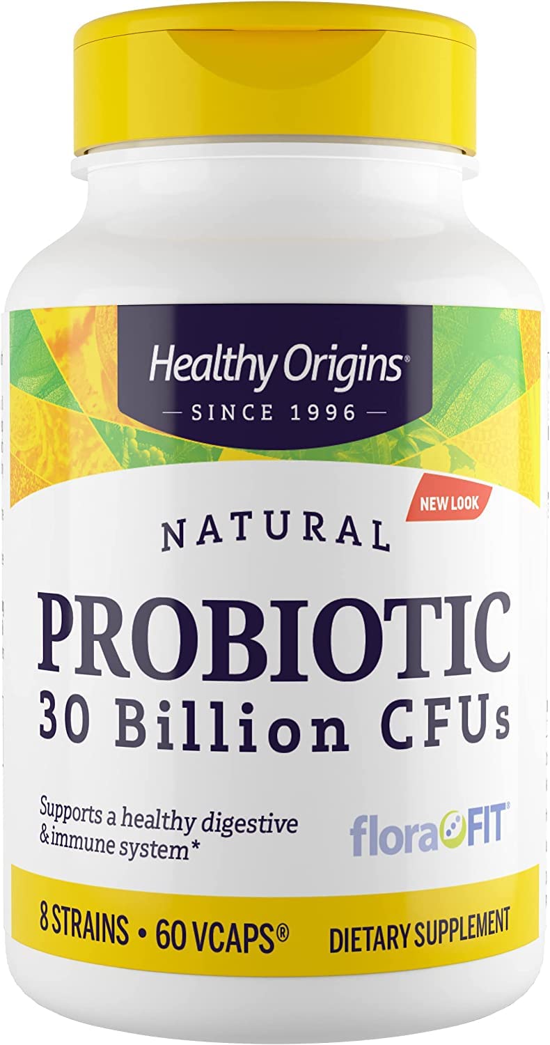 Probiotic 30 Billion CFUs - Shelf Stable Probiotics for Women and Men - Supports Gut Health - Probiotics for Digestive Health - 60 Veggie Capsules