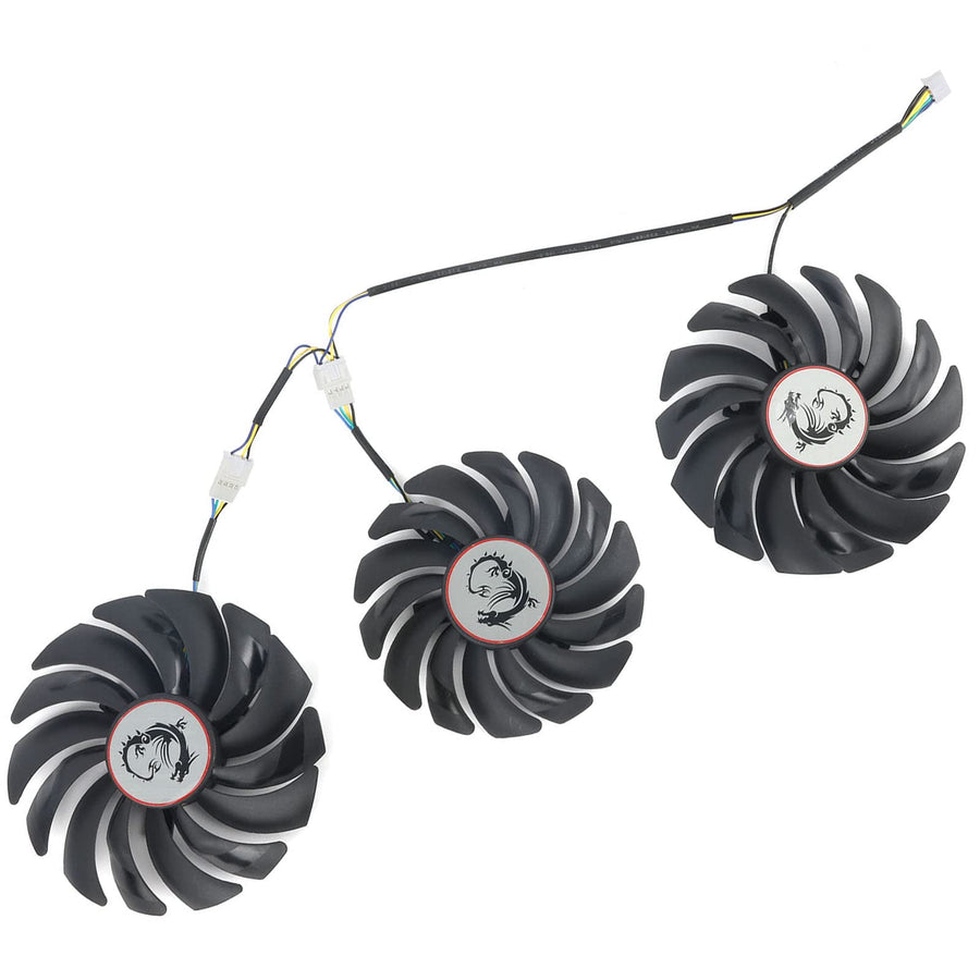 95mm PLD10010B12HH Cooler Fan Replacement for MSI GTX 1080 TI GAMING X TRIO Graphics Card Cooling Fans