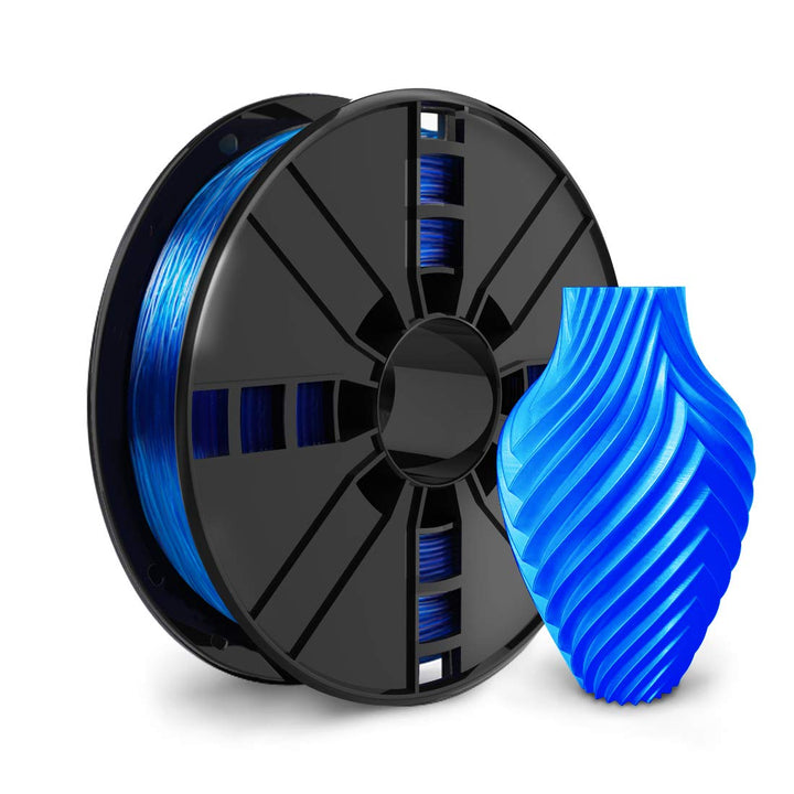 NOVAMAKER TPU Filament 1.75mm, Blue Flexible TPU 3D Printer Filament with 20g Cleaning Filament, 2.0lbs Spool, Dimensional Accuracy +/- 0.05mm, 95A Soft TPU Blue