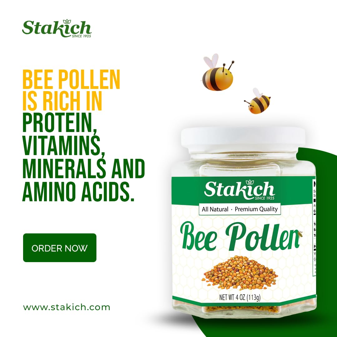 Bee Pollen Granules 1 Pound (Pack of 1)