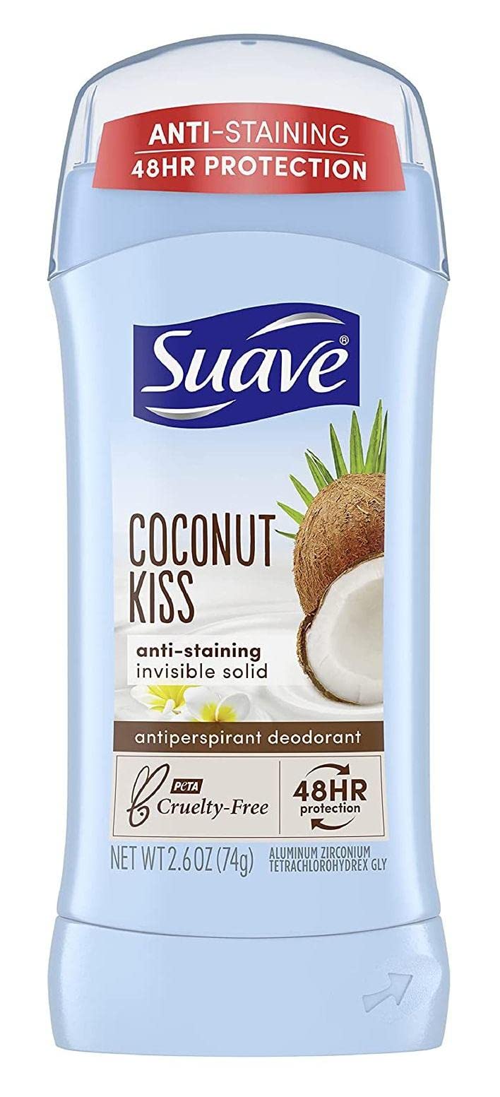 Deodorant 2.6 Ounce 24Hr Coconut Kiss Invisible Solid (76ml) (2 Pack)