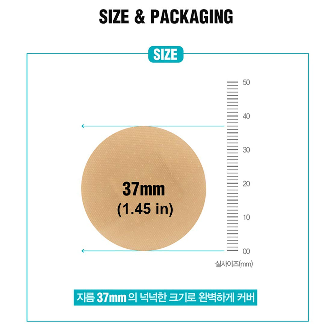 Men’s Magic Cover Band 52pcs – Hypoallergenic Beige Tape Nippies Nipple Cover | Breathable Nipple Covers | Skin-Friendly Nipple Shield Patches for Men | Seamless Nip Covers for Men