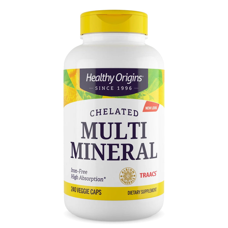 Chelated Multi Mineral (Albion Minerals, Bioavailable, Non-GMO, Gluten Free), 240 Veggie Caps