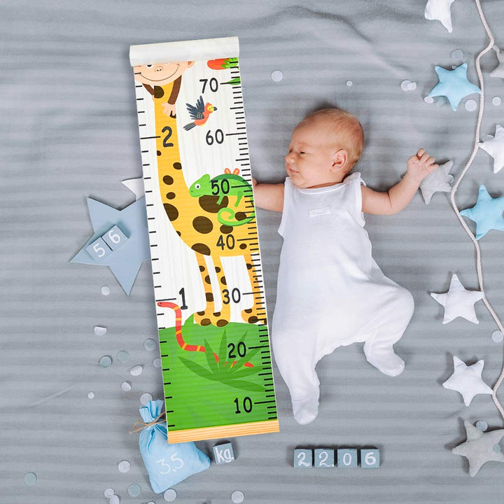 Kids Growth Chart, Height Chart for Child Height Measurement Wall Hanging Rulers Room Decoration for Girls, Boys, Toddlers(Monkey)