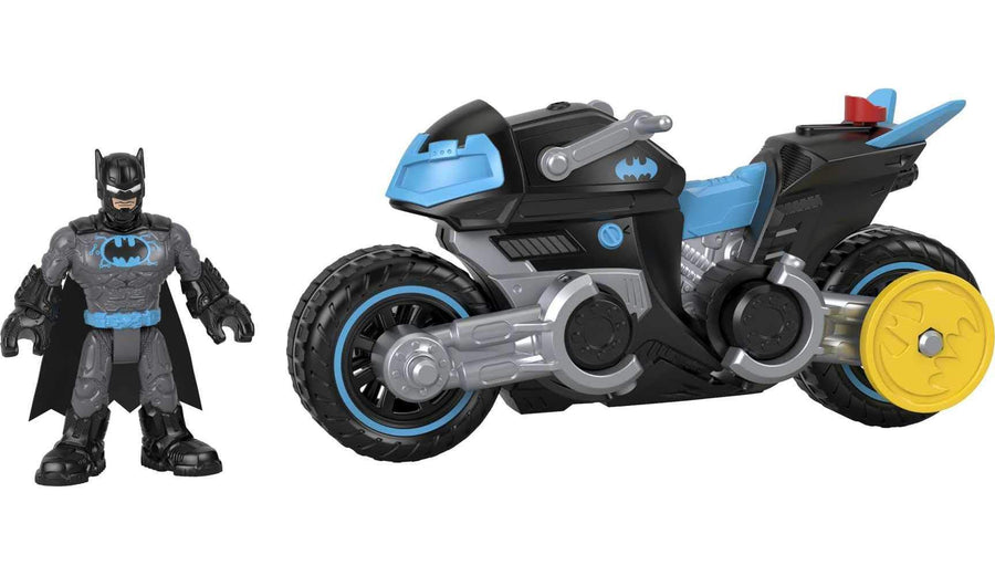 Imaginext DC Super Friends Batman Toy Bat-Tech Batcycle Vehicle & Figure Set for Preschool Pretend Play Kids Ages 3+ Years
