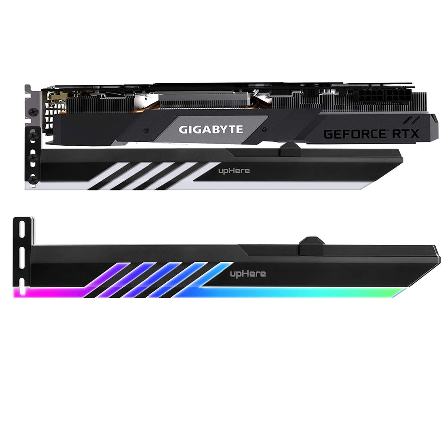 5V 3-pin Addressable RGB Graphics Card GPU Brace Support Holder,Support Video Card Sag Holder/Holster Bracket-GL28ARGB