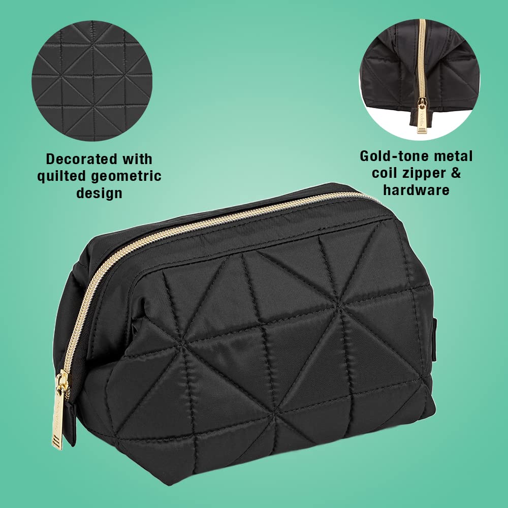 Allegro by Scunci Travel Organizer Small Cosmetic Makeup Bag for Women and Girls