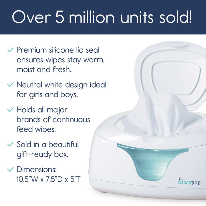 Baby Wipe Warmer and Baby Wet Wipes Dispenser | Baby Wipes Warmer for Babies | Diaper Wipe Warmer with Changing Light