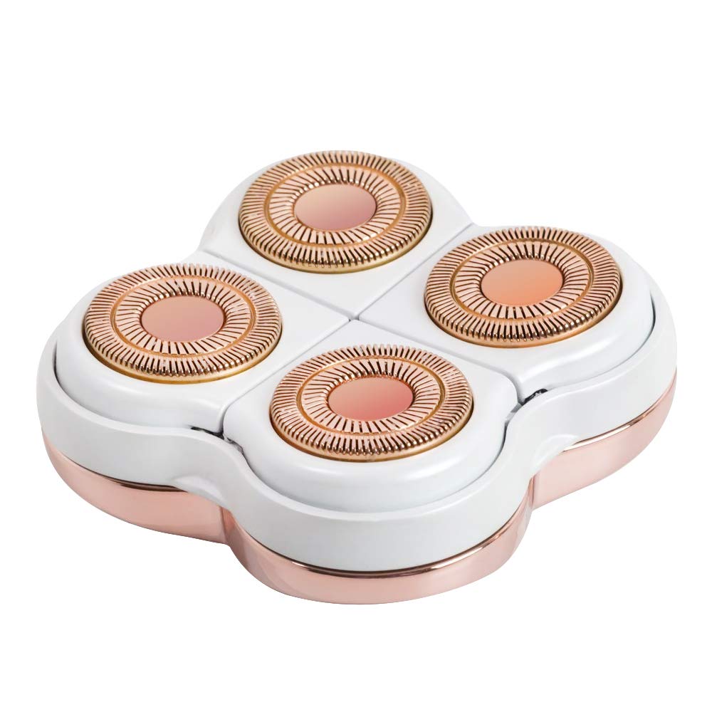Legs Hair Remover Replacement Heads for Finishing Touch Flawless Legs Women's Hair Remover Rose Gold