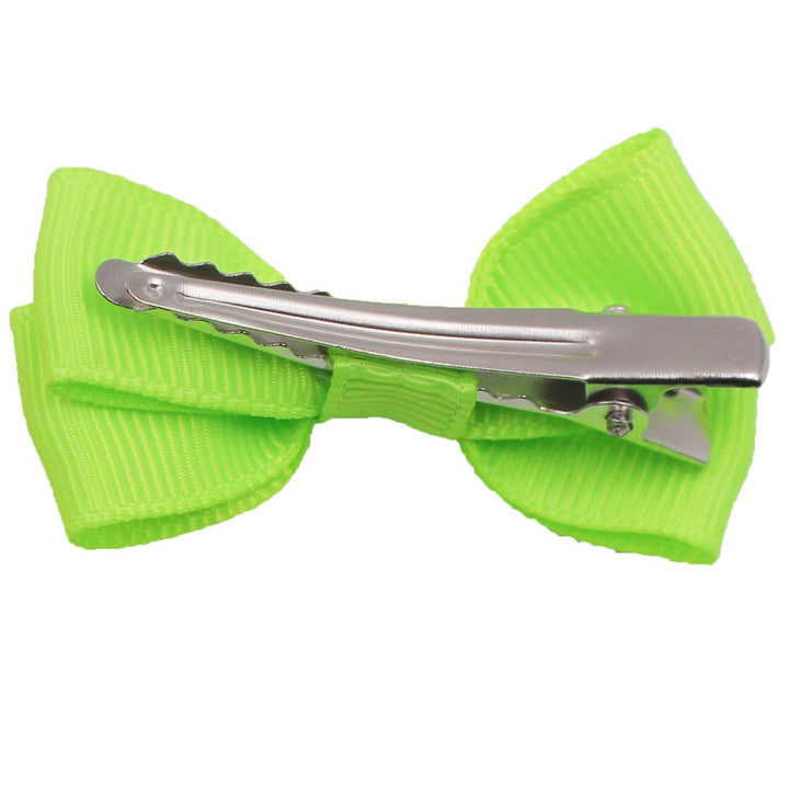 DeD 50 Pieces 2 Inch Tiny Hair Bows Clips With Grosgrain Ribbon Hair Barrettes for Girls Toddlers Kids In Pairs