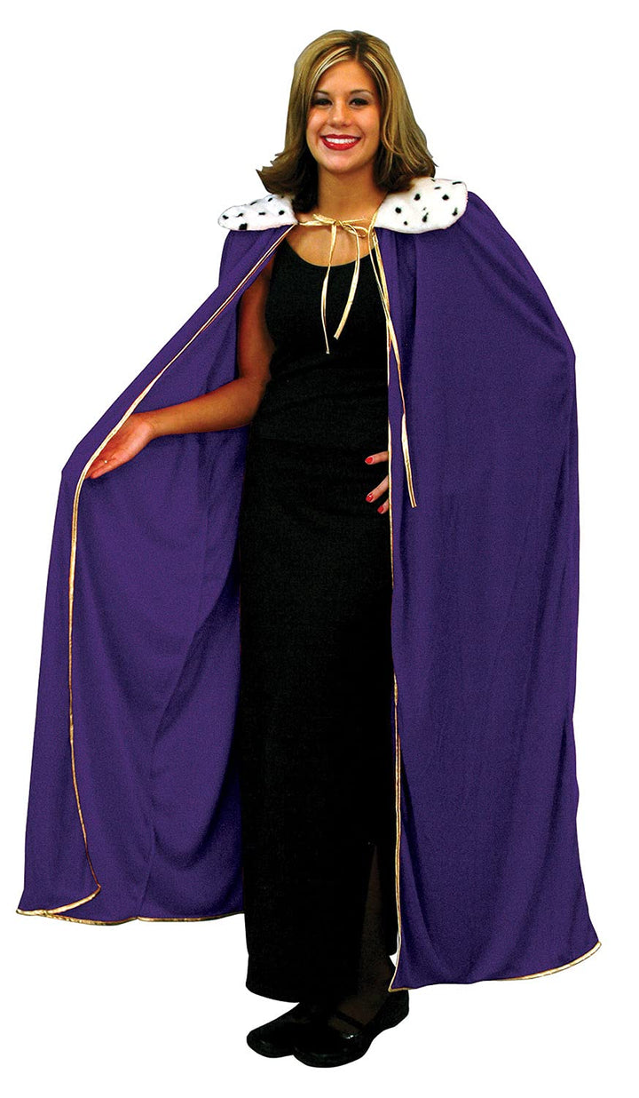 Adult King/Queen Robe (Purple) Party Accessory (1 Count) (1/Pkg)