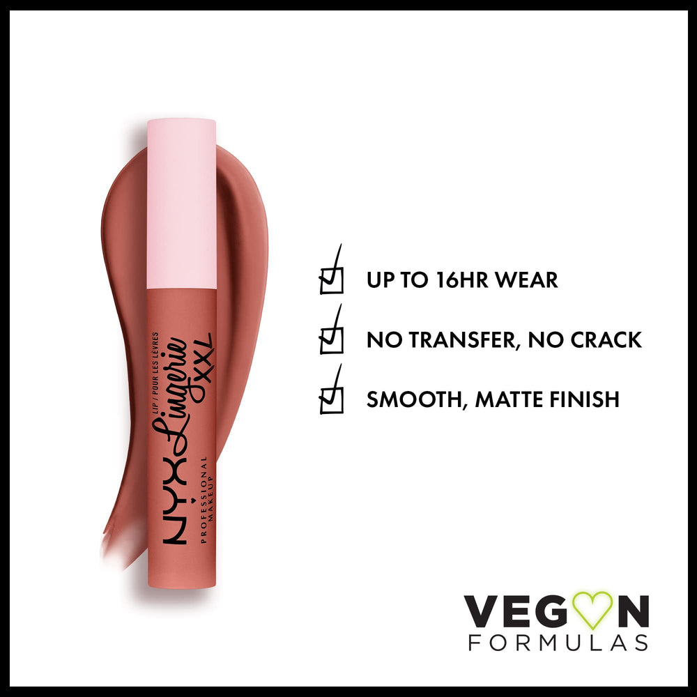 PROFESSIONAL MAKEUP Lip Lingerie XXL Matte Liquid Lipstick - Turn-On (Peach Nude)