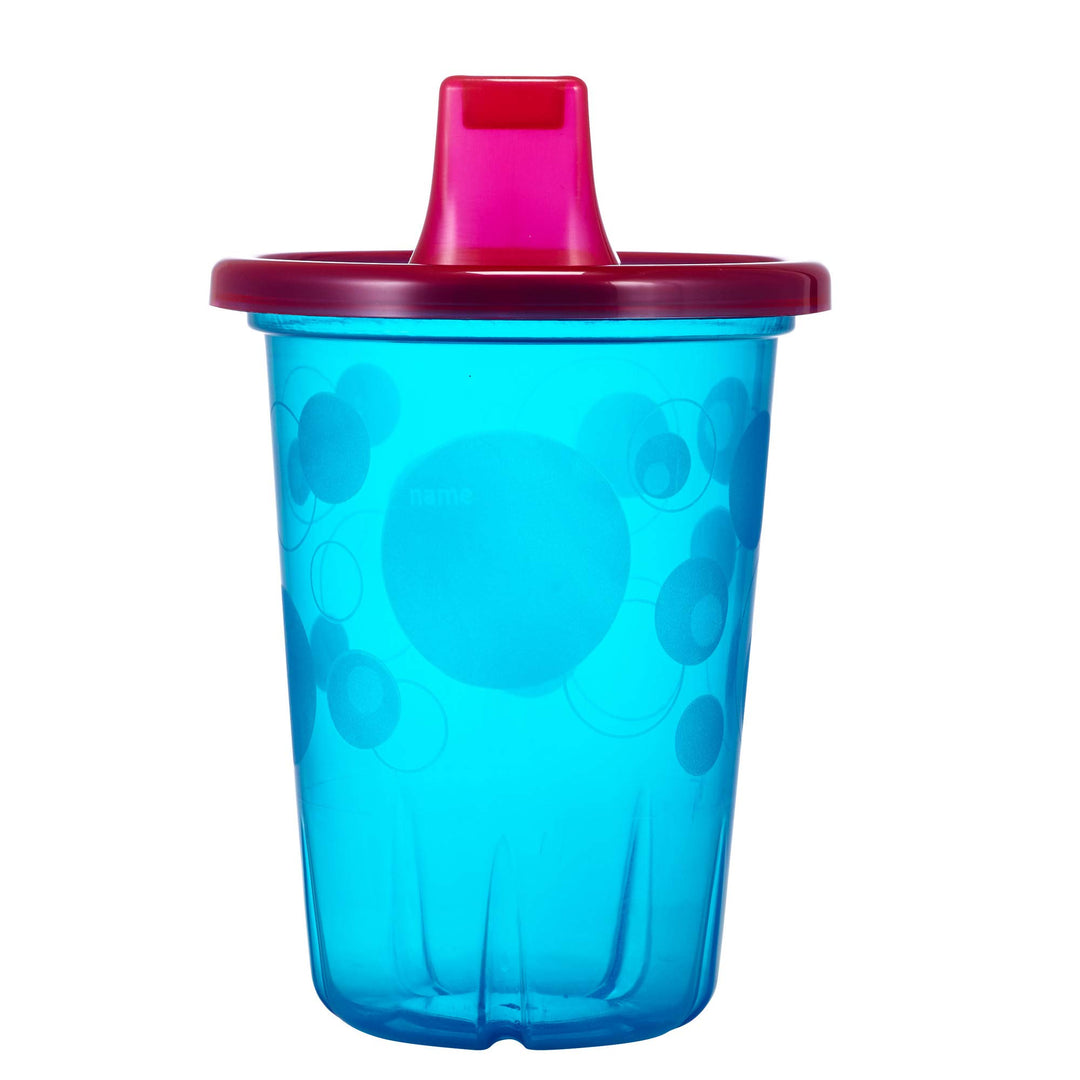 Take & Toss Spill Proof Sippy Cups - Reusable Toddler Cups - Rainbow - Kids Cups and Snap On Lids for Ages 9 Months and Up - 4 Count