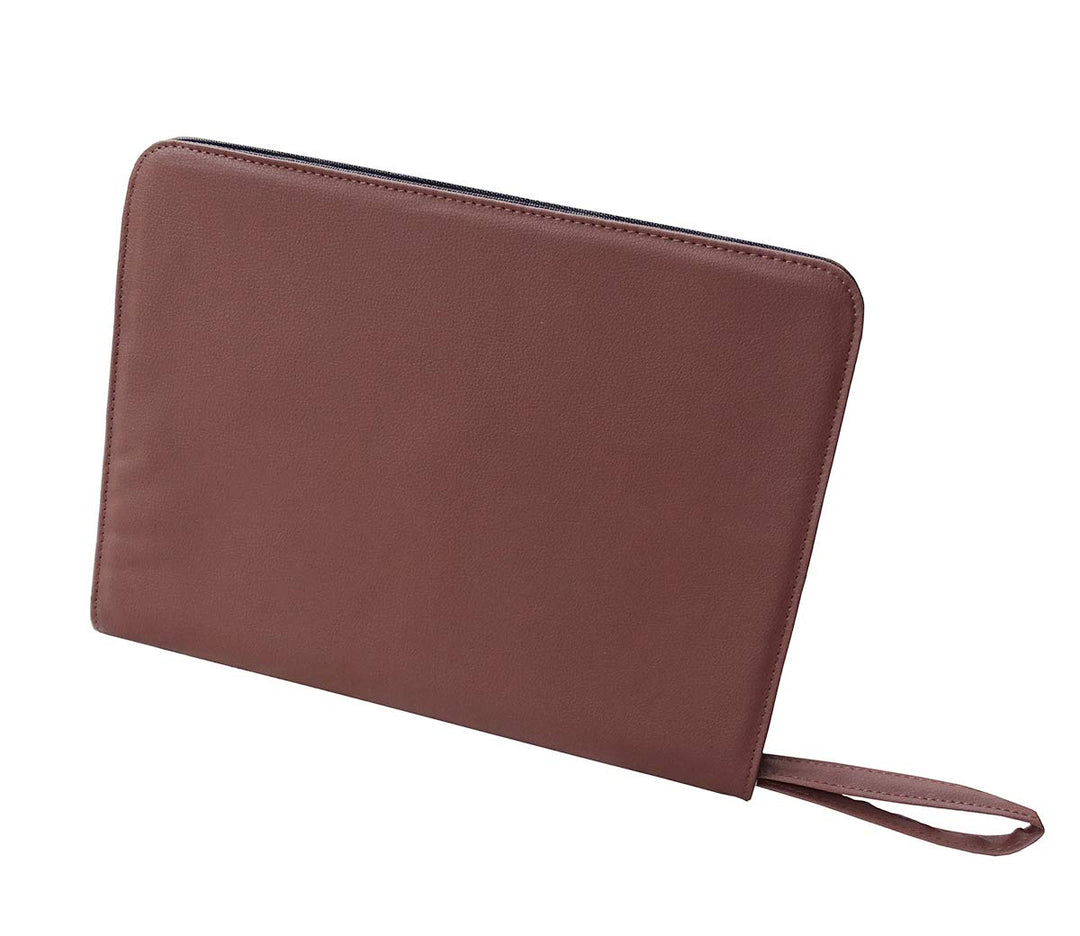 48 Fountain Pen Case, Rollerball Pen Holder PU Leather Bag Pouch Large Capacity for Your Collection - Brown