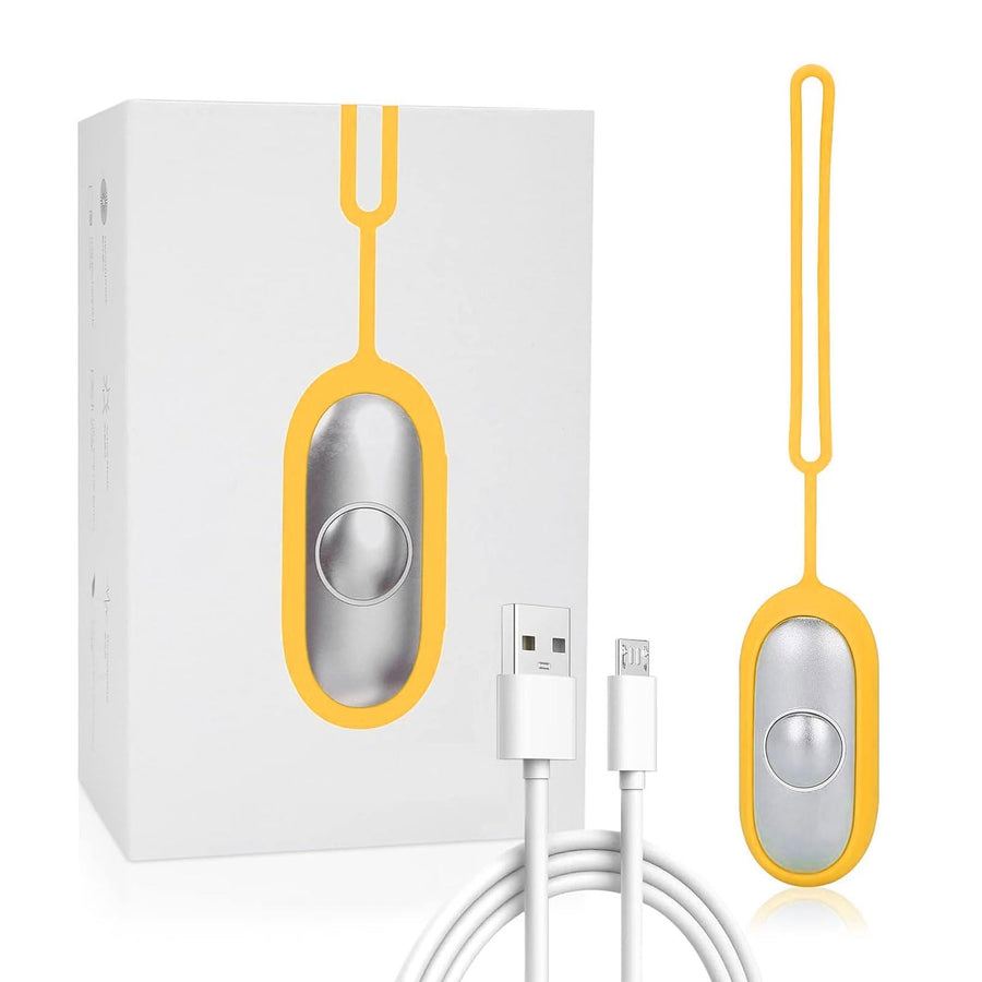 Hand Held Sleep Aid, USB Sleep Aid Machine Insomnia Pressure Anxiety Fast Sleep Device Sleeping Instrument for Improved Sleep Anxiety and Relieving Stress(Amarillo)