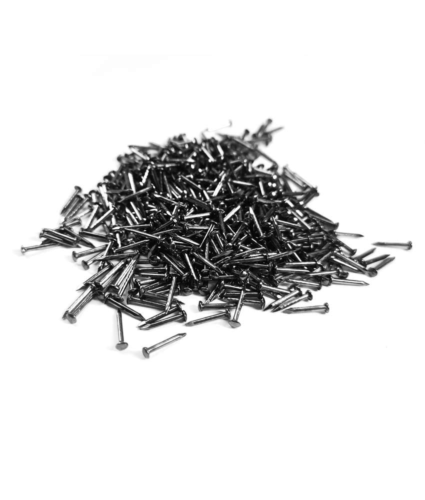 1 * 10Mm, Black: Small Nails, Bluelec 200Pcs Wooden Nail for Household Decoration, String Art, DIY & Crafts (1×10Mm, Black)