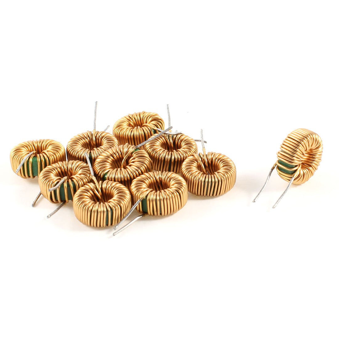 a13071500ux0192 10 Piece Toroid Core Inductor Wire Wind Wound 10MH 40mOhm 2 Amp, Coil