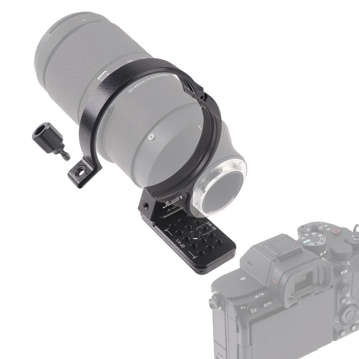 Metal Tripod Collar Mount Ring 1/4 & 3/8 for Sigma 100-400mm F5-6.3 DG DN OS L/E-mount Lens & for Sigma 105 mm f/1.4 DG HSM Art (EF/FX/FE/L-Mount) Lens, Compatible with Arca Swiss Standard