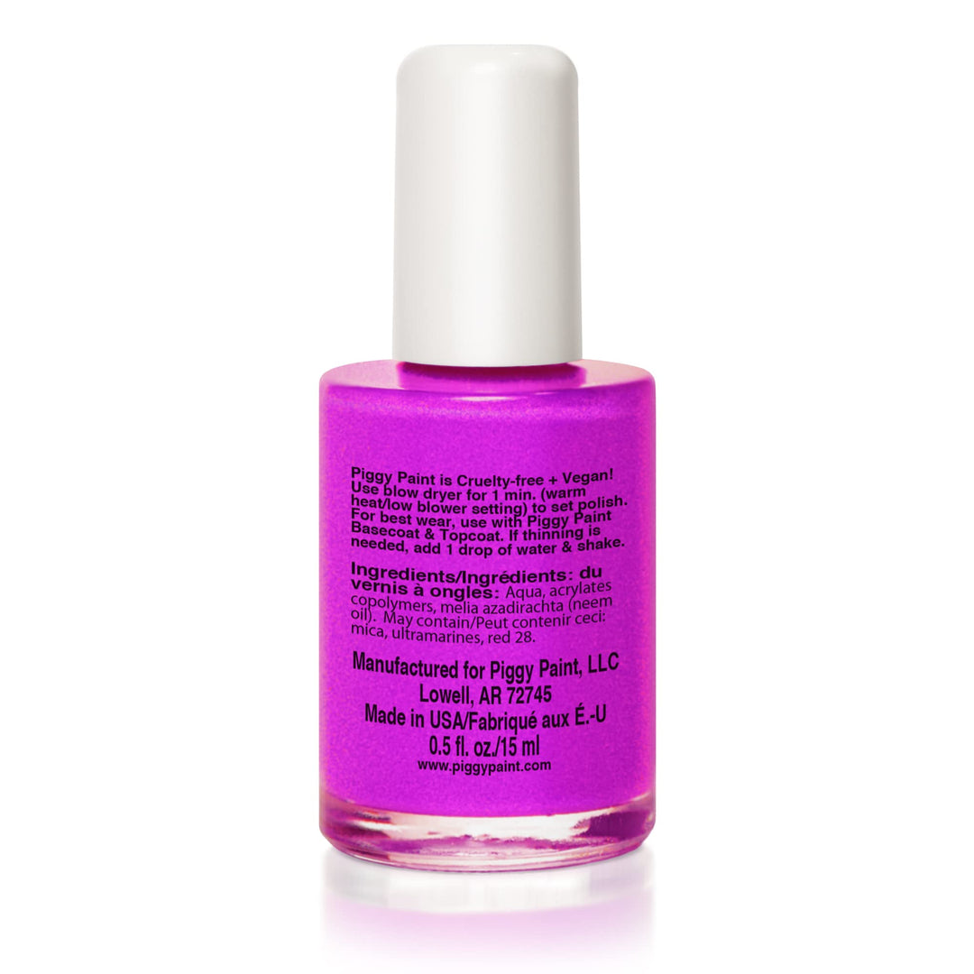 | 100% Non-Toxic Girls Nail Polish | Safe, Cruelty-free, Vegan, & Low Odor for Kids | Groovy Grape