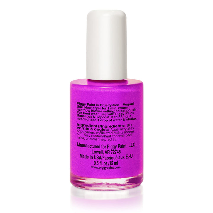 | 100% Non-Toxic Girls Nail Polish | Safe, Cruelty-free, Vegan, & Low Odor for Kids | Groovy Grape