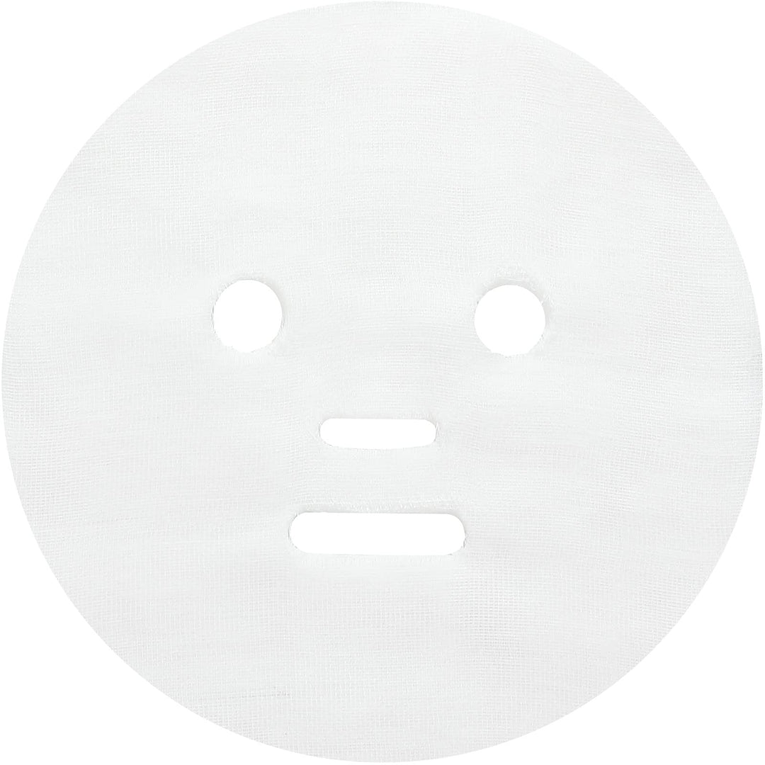 150 Pieces Pre-cut Gauze Facial Cotton Beauty Gauze Skin Care Face for Facial Spa, High Frequency (8 x 10 Inch, Round Face Style)