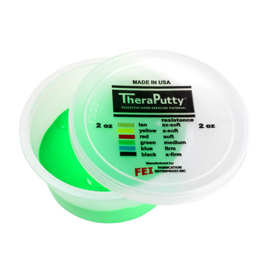 TheraPutty Scented Hand Exercise Putty for Rehabilitation, Exercises, Hand Therapy, Occupational Therapy, Apple Green Medium 2oz