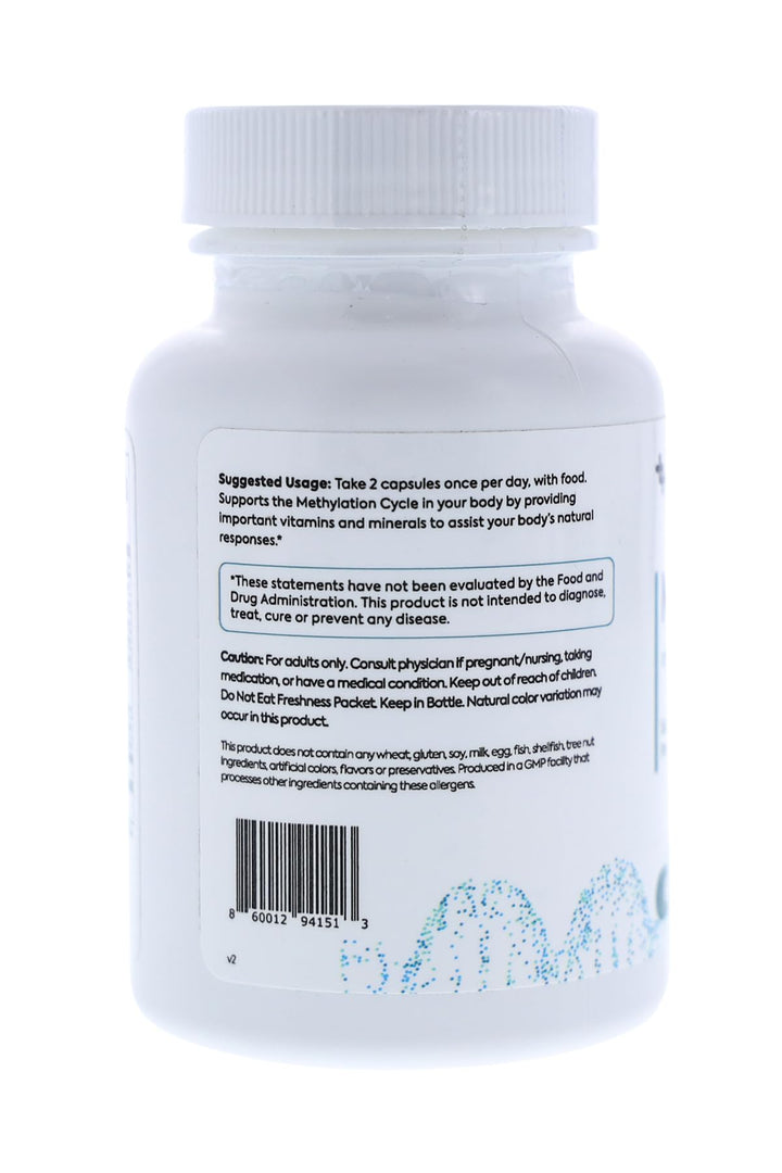 Methyl+ Methylated Multivitamin Complex with Methylfolate & TMG for Optimized Homocysteine, Brain, Cardiovascular & Neurotransmitter Support