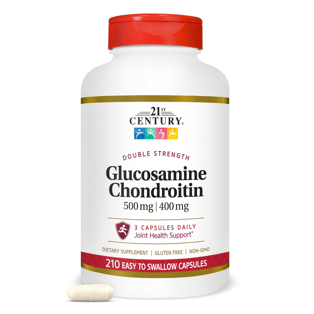 Glucosamine Chondroitin 500/400mg - Double Strength, cp 210 Count