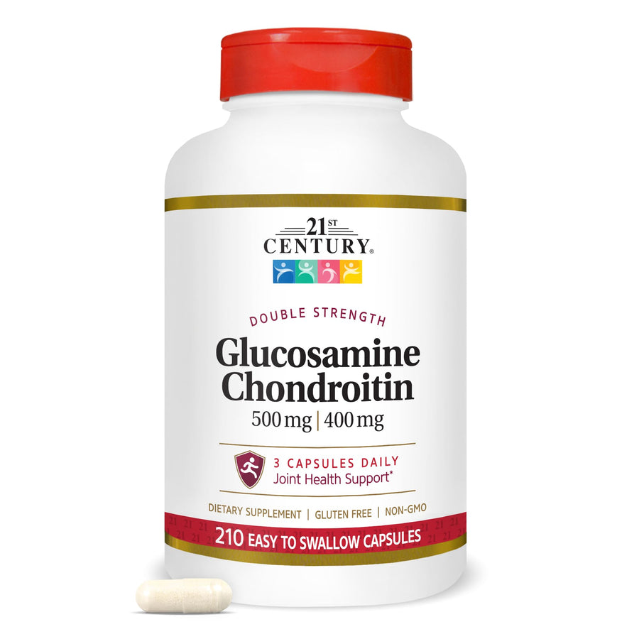 Glucosamine Chondroitin 500/400mg - Double Strength, cp 210 Count